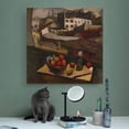 thumbnail image 4 of Diego Rivera《Knife And Fruit in Front of The Window》Wall Art Prints Poster Canvas Wall Art Prints Poster Gifts Photo Picture Painting Posters Room Decor Home Decorative 24x24inch(60x60cm), 4 of 5