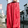 thumbnail image 3 of Outdoor Pants Men Ice Silk Dark Flower Loose Bloomers Wide Leg Casual Trousers, 3 of 11