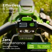 Greenworks 60V 21 Brushless Self-Propelled Battery Powered Lawn Mower + (2) 4.0Ah Batteries & Dual Port Charger