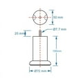 thumbnail image 4 of Patas para muebles cromadas y elegantes, ideales para soluciones de almacenamiento sobre la mesa, que ofrecen durabilidad y atractivo estético, 4 of 5