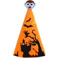 thumbnail image 5 of Black cat Sombrero largo puntiagudo interactivo, manualidades hechas a mano, regalo de Halloween para niños y adolescentes, 5 of 5