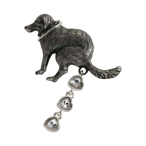 Lovely Dog Poop Brooch Alloy Materials Badge Pin Jewelry Perfect for Trendsetters and Fashion Enthusiasts
