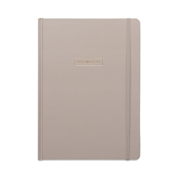 Pen + Gear Hardcover Journal, Taupe, 7.5" x 10.25", 200 Lined Pages