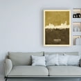 thumbnail image 3 of Trademark Fine Art 'Manchester England Skyline Brown' Canvas Art by Michael Tompsett, 3 of 3