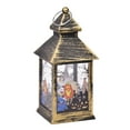 thumbnail image 2 of Comefolife Halloween Decor Black Gothic Lantern Lights Mini Halloween Pumpkin Ghost Witch Bat Tree Candle Jack-o'-Lantern for Indoor Outdoor Table Decorations (C), 2 of 7