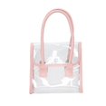 thumbnail image 1 of Bolso pequeño transparente para mujer bolso de PVC transparente impermeable rosa, 1 of 5