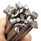 thumbnail image 3 of Wdftyju 20 piezas DIY cuero trabajo silla hacer herramientas Craftool cuero artesanía sellos Wdftyju 9nz6pc9mw6gn5, 3 of 6