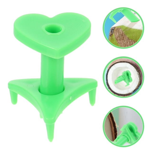 AURARMLET 6Pcs Plastic Coconuts Opener Tools Portable Reusable Kitchen Gadgets for Home Use Green