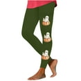 thumbnail image 3 of Mgmyaa Women's Halloween Print Active Yoga Leggings High Waist Stretchy Workout Pants Slim Fit Gym Running Casual Daily Comfort Wear, 3 of 5