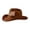Brown, variant on 250th Anniversary Embroidered Cowboy Hat Patriotic Cowboy Hat 250 Years Later Still Standing,Navy