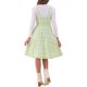 thumbnail image 3 of Vestido de Tweed INSPIRE CHIC para Mujeres Sin Mangas Cuello Cuadrado Cuadros A-Line Pinafore Vestidos XL Verde, 3 of 6