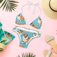 thumbnail image 6 of Corgi Dog Detachable Sponge Adjustable Strap Bikini Set Swimsuit 2-Pack - Beach Pool Swimwear, 6 of 6
