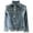 Blue, variant on CALAFEBILA Jean Jacket Women Womens Fall Fashion 2023 Cropped Slimming Jean Jacket Long Sleeve Single-Breasted Denim Jacket