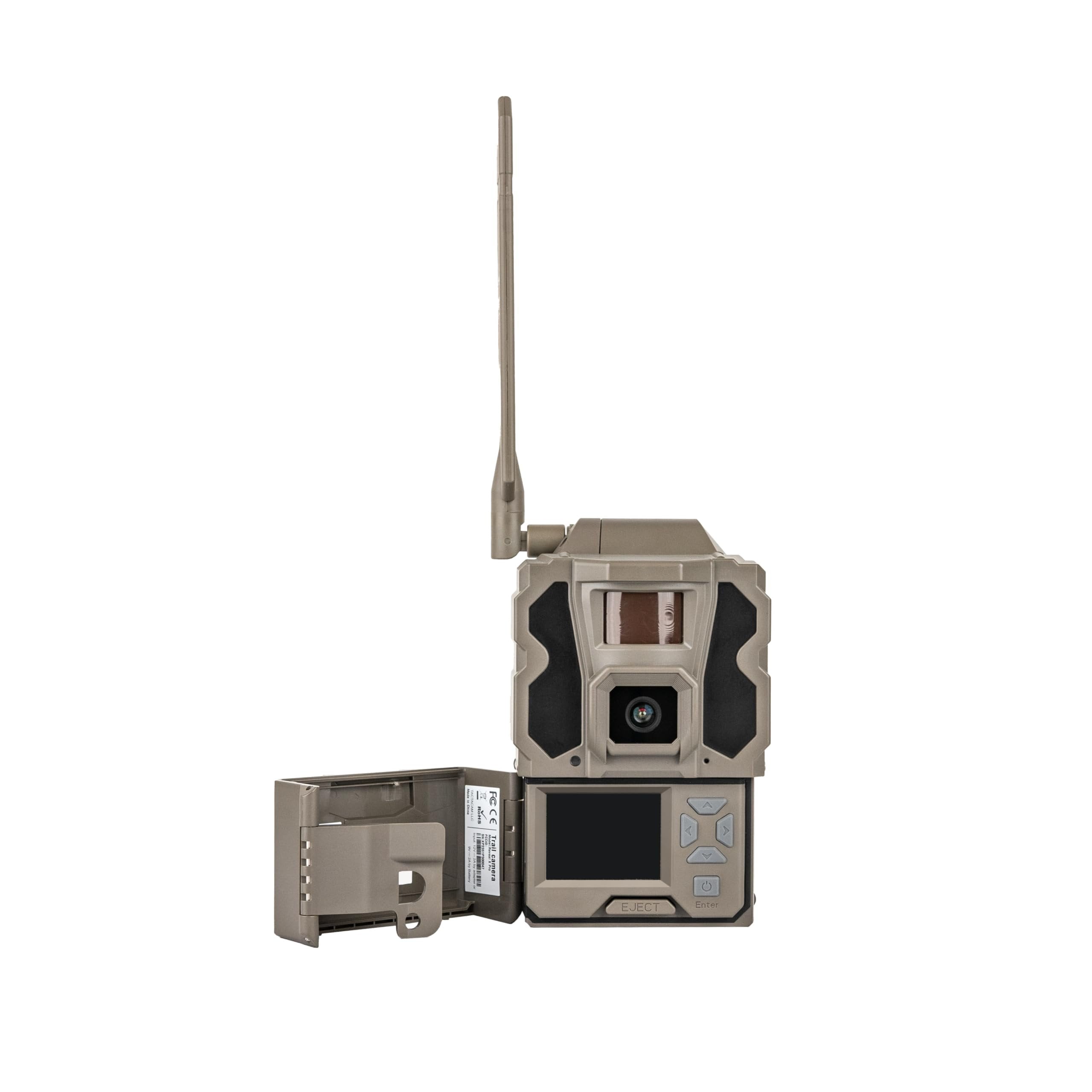 TACTACAM Reveal Pro 3.0 Cellular Trail Camera - Multi-Cellular Network, GPS, 2" LCD, No-Glow IR, Wi-Fi Enabled, HD Photos & 1080p Videos, Long Battery Life, Fast Trigger + Steel Reinforced Straps- 2PK