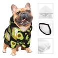 thumbnail image 3 of Balery Avocado Toast Sudadera con Capucha para Perros Pequeños – Ropa para Mascotas, Disfraz para Perros y Gatos, Ideal para Fiestas y Cosplay-X-Large, 3 of 7