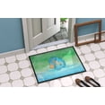 thumbnail image 4 of Carolines Treasures BB7419JMAT Tapis Intérieur Ou Extérieur 24 x 36 Po. Poisson Bleu Aquarelle, 4 of 4