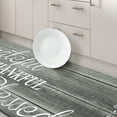 thumbnail image 3 of MeyJey Farmhouse Kitchen Rug Set of 2, Non-Slip Anti-Fatigue Waterproof Cushioned Mat for Kitchen, Dining & Laundry Room, 20"x31.5"+20"x59" Gray, 3 of 13