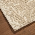 thumbnail image 5 of NICOLE MILLER NEW YORK Mod Damask Chambray Handcrafted Area Rug, 100% Wool Rug, Taupe, 8'x10', 5 of 9