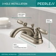 thumbnail image 3 of Peerless Two Handle Bathroom Faucet in Brushed Nickel P299675LF-BN, 3 of 7