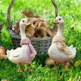 thumbnail image 5 of Set of 2 Creative Couple Goose Decorative Garden Stakes, New Fun Metal Yard Art, Garden Stakes for Patio, Lawn and Outdoor Decorations, Patio Decor Unisex Goose Shaped Gift, 5 of 8