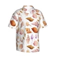 thumbnail image 2 of Hawaiian Shirt For Men, Conch Shell No.J912 Mens Button Down Short Sleeve Shirt, Summer Beach Shirts For Men, 2 of 2