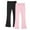Light Blue A1, variant on 2 Pack Pants for Girls Trendy Elastic Waisted Casual Flare Yoga Trousers Kids Clothes Girls Size 3-14