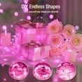 thumbnail image 3 of Fairdeer, 20 luces LED Fairdeer, 7 pies, funciona con pilas, paquete de 12 unidades, color rosa, 3 of 7