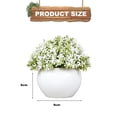 thumbnail image 2 of Mini artificial plants | Modern farmhouse plant Home decor | Small artificial plants, 2 of 5