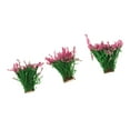 thumbnail image 1 of 3 UNIDS Modelo de Flor Modelo de Paisaje Artificial Diorama Miniatura Paisaje Diorama Paisaje Arquitectura Flores rojo, 1 of 7