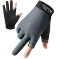thumbnail image 6 of 1 Pair Fishing Gloves 2 Cut Fingers Sport Cycling  Men Breathable Drive Gloves Anti-slip Antiskid Fishing Wear for Fitness, 6 of 10