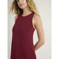 thumbnail image 2 of Time and Tru Women's Sleeveless Knit Swing Dress, Sizes XS-XXXL, 2 of 4