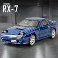thumbnail image 1 of 1:32 Mazda RX7 AE86 JDM Mazda MX5 Car Model Alloy Car Die Cast Toy Car Model Sound and light Children's Toy Collectibles RX7 Blue, 1 of 6