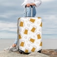 thumbnail image 7 of Disketp Beer Elastic Travel Luggage Cover Travel Suitcase Protective Cover For Trunk Case Apply To 18''-32'' Suitcase Cover-Large, 7 of 7