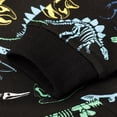 thumbnail image 3 of Toddler Boys Dinosaur Hooded Sweatshirts Casual Pullover Hoodie Fall Winter Long Sleeve Cartoon Tops Casual Clothes 5T (Dino-145), 3 of 5