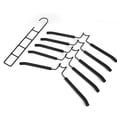 thumbnail image 5 of General 5-in-1 Multi-Layer Black Metal Hanger, Non-Slip Foam Padded Closet Organizer, Space Saving Storage Hanger for Clothes, 5 of 12