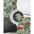 thumbnail image 3 of Shag Bath Rugs Summer Green Palm Trees Seamless Plush Soft Fluffy Doormat Floor Carpet,Non-Slip Living Room Bedroom Kitchen Entryway Door Mats Watercolor Tropical Plants, 3 of 6