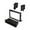 Black, variant on Single & Double DIN Stereo Dash Kit, Black