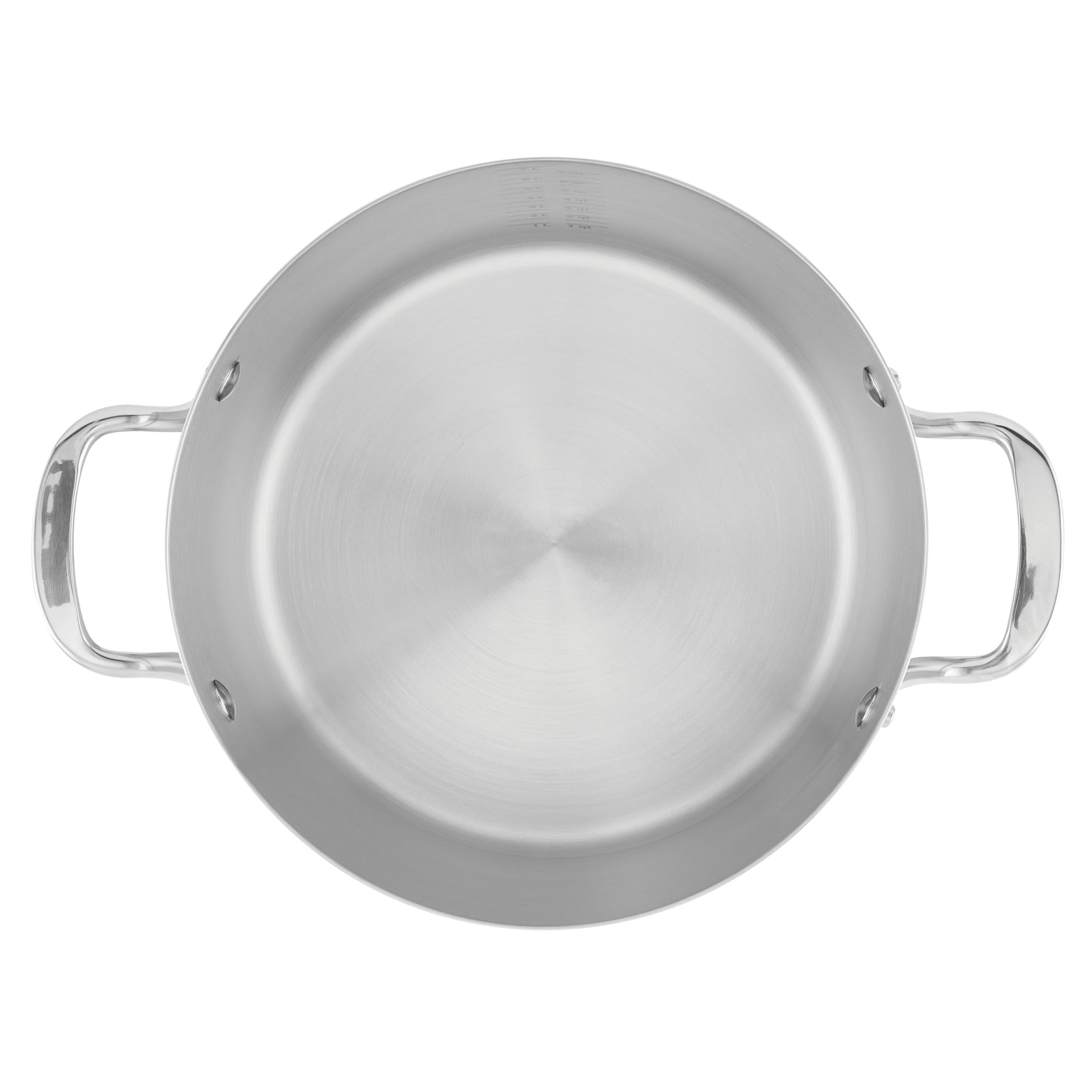 KitchenAid 3-Ply Base 8 Quart Stockpot,Stainless Steel,Brushed