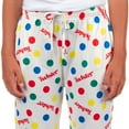 thumbnail image 3 of Twister Board Game Pajama Pants Women's Party Game Design Lounge Sleep Bottoms, 3 of 5