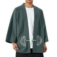 thumbnail image 4 of Hanbok Cardigan Embroidery Plate Buckle Robe Sunscreen Jacket Casual Plus Size Men's Tops, 4 of 4
