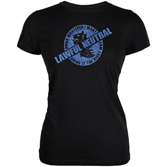 Alignment Lawful Neutral Juniors Soft T Shirt