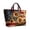 Red, variant on Floral American Flag Print Quilted Tote Patchwork 250 Anniversary USA 4th of July Patriotic Shoulder Bag Daily Handbag(Red/L)