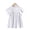 White, variant on KYAIGUO Kids Baby Girls Organic Cotton Dress Ruffled Sleeve Tunic Dresses Toddler Casual Swing Sundress Party Princess Dresses 1-7T