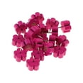 thumbnail image 3 of GUOOL 20 Épingles à Pousser, Pointes de Marquage, Pointes pour Pouces avec Tête de Fleur en Bois, 7 Rose Rouge, 3 of 8