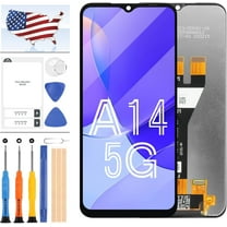 for Samsung Galaxy A14 5G - Screen Replacement LCD Full Assembly Kit with Frame - Galaxy A14 5G Display Digitizer Touch - Compatible with SM-A146, SM-A146U, SM-A146U1, SM-A146U1/DS (US Version)