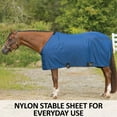 thumbnail image 2 of Dura-Tech Closed Front Nylon Horse Stable Sheet| 420D Nylon | Navy | 82, 2 of 6