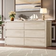 thumbnail image 1 of Commode à 6 Tiroirs pour Chambre, Grand Commode en Bois Sans Poignées, Grande Armoire de Rangement Moderne pour Salon, Couloir Entrée, 1 of 7