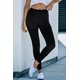 thumbnail image 2 of ABPHQTO Leggings deportivos de yoga empalmados negros para mujer, 2 of 5