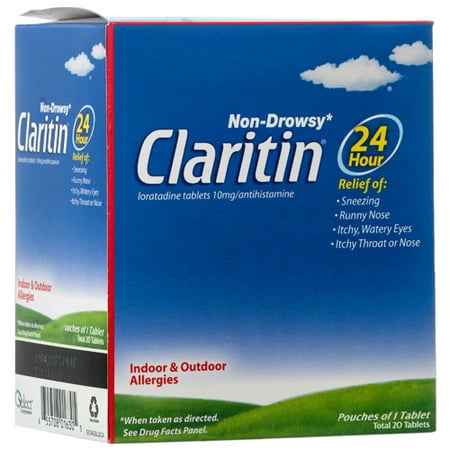New 318727  Claritin Non-Drowsy Allergy For Indoor  Outdoor (25-Pack) Cough Meds Cheap Wholesale Discount Bulk Pharmacy Cough Meds Home