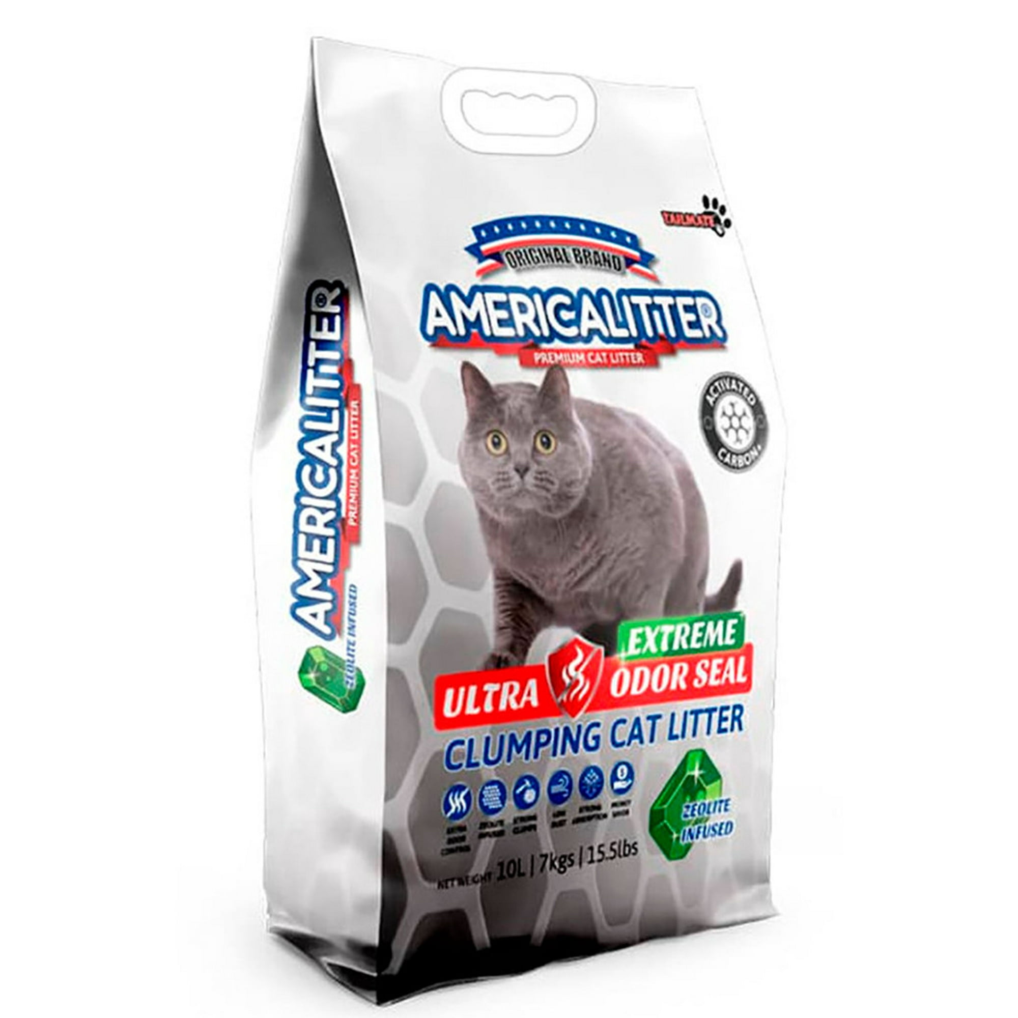 Arena aglomerante (Clumping) bentonita 10L para gatos – Paraíso Mascota